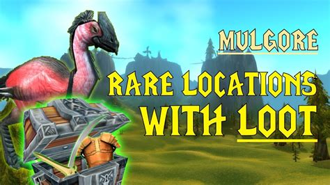 WoW Classic - Rare Mob Locations + UNIQUE LOOT - Mulgore - YouTube