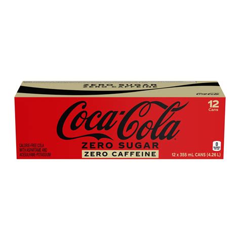 Coca-Cola Zero Sugar Zero Caffeine 355mL Can, 12 Pack | Walmart Canada