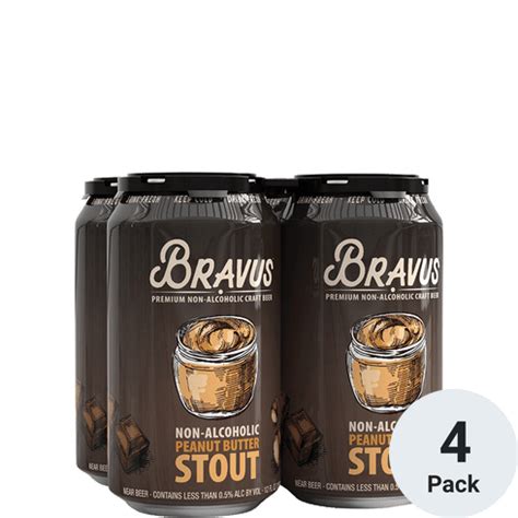 Bravus Non-Alcoholic Peanut Butter Stout | Total Wine & More