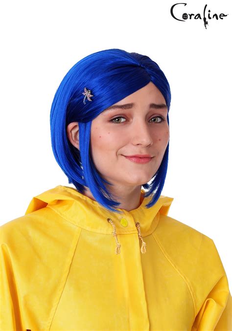 Coraline Blue Costume Women's Wig | Coraline Accessories