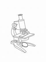 Microscope coloring Pages sketch template
