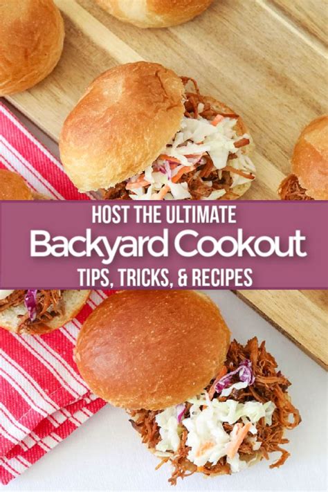 Host The Ultimate Backyard Cookout | Backyard cookout, Recipes, Cookout