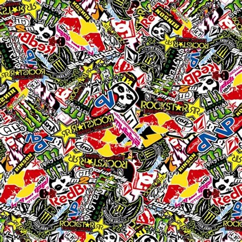 20 x A4 Car Sticker Bomb Graffiti Sheet JDM EURO DRIFT VW Laptop Skate Suitcases Bike Motor Car ...