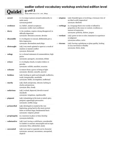 Print › sadlier oxford vocabulary workshop enriched edition level g