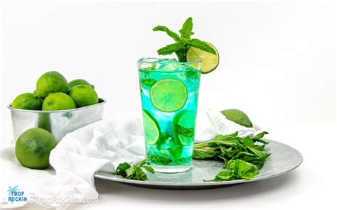 Blue Mojito Recipe (Blue Curacao Mojito) | Trop Rockin