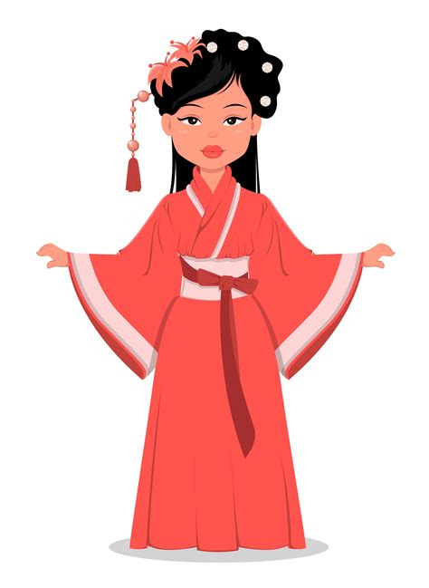 Chinese Girl Vector Art, Icons, and Graphics for Free Download