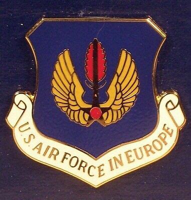 USAF Air Forces in Europe USAFE Beret Insignia Badge Crest Pin Full Color New V1 | eBay