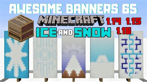 5 AWESOME MINECRAFT BANNER DESIGNS WITH TUTORIAL! #65 [LOOM] - YouTube