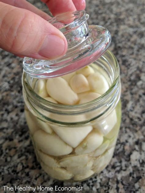 Traditionally Pickled Garlic | The Healthy Home Economist