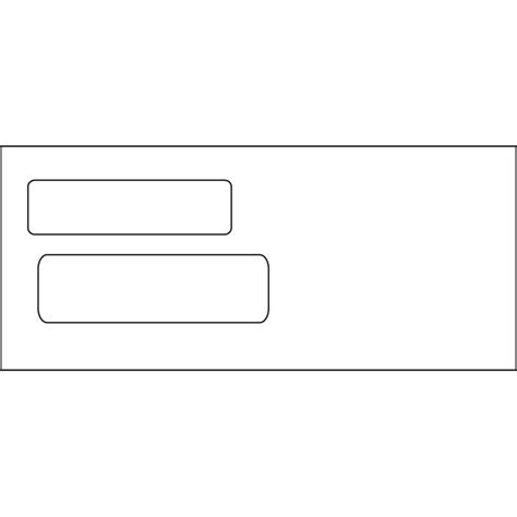 Double Window Envelope Template