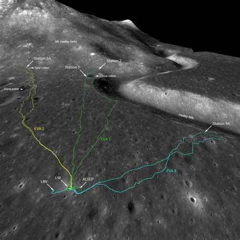 Apollo 15: A Mission of Many Firsts | Lunar Reconnaissance Orbiter Camera