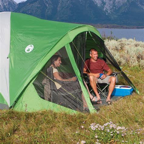 Coleman Dome Tent with Screen Room | Evanston Camping Tent with ...