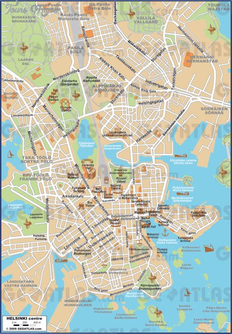 Helsinki Map - ToursMaps.com