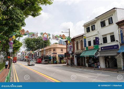 Singapore, Singapore â€“ January 14, 2020: Little India Neighborhood ...