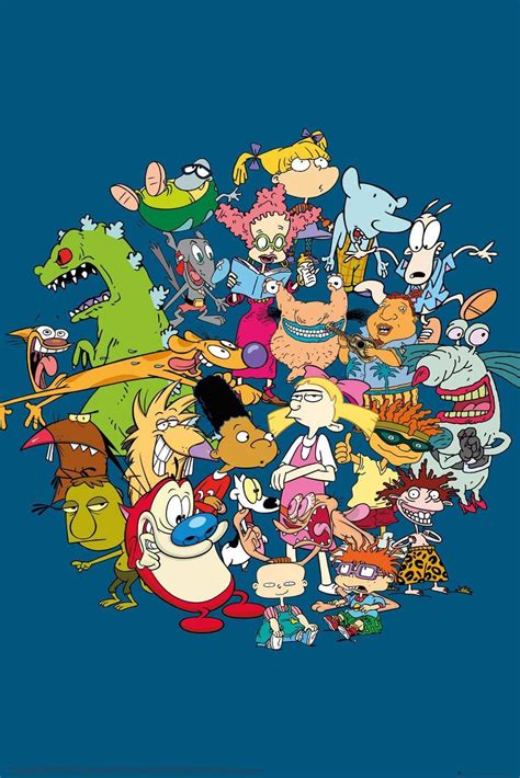 Do you recognize everyone in the Nickelodeon crew? | Cartoon wallpaper ...