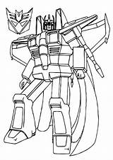Transformer Printable Coloring Pages sketch template