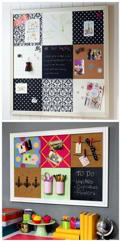 22 DIY Bulletin Board Ideas To Revamp Your Home Office | Diy bulletin board, Diy cork board, Diy ...