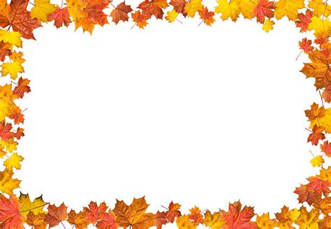 Fall Leaf Background Clipart Borders