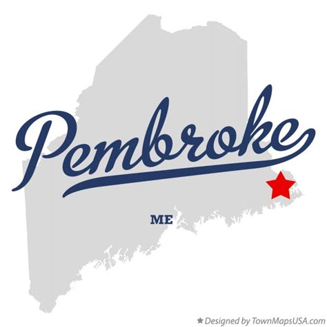 Map of Pembroke, ME, Maine