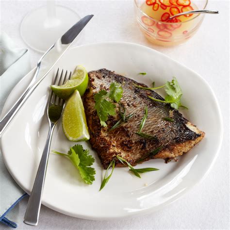 Grilled Pompano with Tangy Ginger Sauce Recipe | Recipe | Fish recipes ...