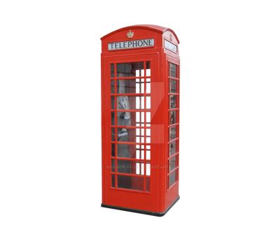 red phone cabin vintage PNG isolated 3 by anavrin-stock on DeviantArt