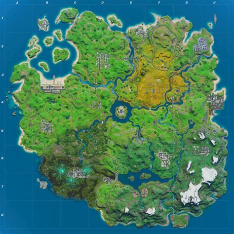 Fortnite Saison 2 : Nouvelle carte et villes, la map du patch 12.00 ...