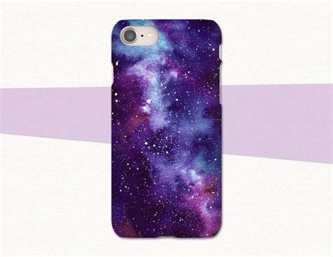 Purple Galaxy Iphone X Case Hard Case for Iphone 8 Outer | Etsy