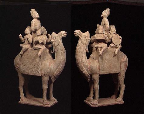 Tong Dynasty Camel carrying Musicians - Edgar L. Owen Galleries Treasury