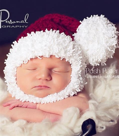 Crochet PATTERN - Crochet Santa Hat & Beard Pattern – Posh Patterns