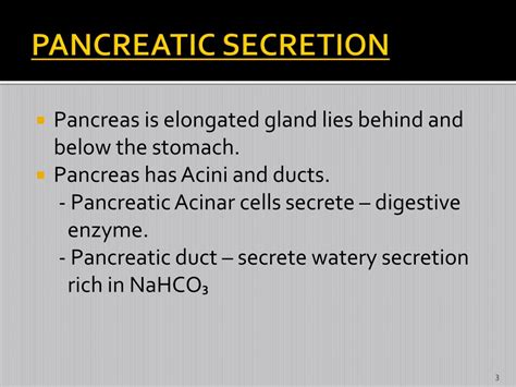 PPT - PANCREATIC SECRETION PowerPoint Presentation, free download - ID ...