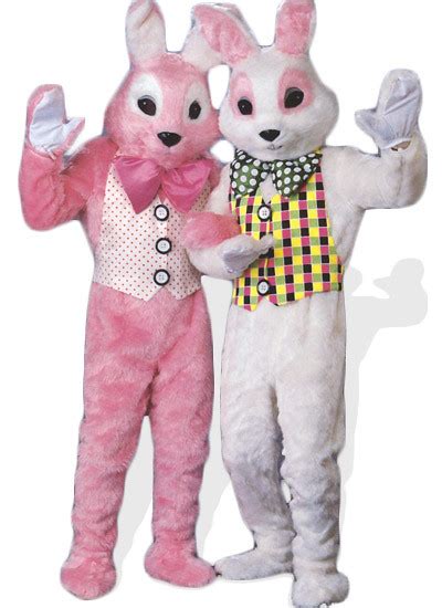 Easter Bunny Mascot Costume | www.btbone.com/Cool-White-East… | Flickr