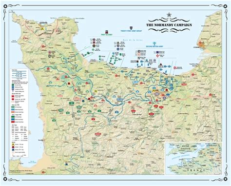 Normandy Campaign Map (folded)