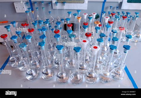 Chemistry laboratory Test tubes Chemicals Stock Photo - Alamy