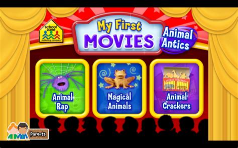 School Zone - My First Movies: Animal Antics - Ages 2+, Animal Names ...