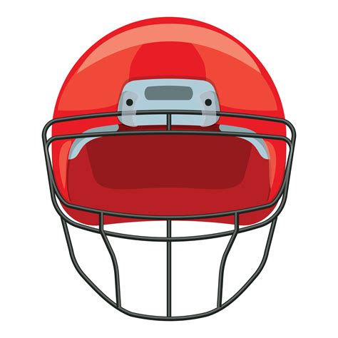 American football helmet icon cartoon vector. Game goal 14987235 Vector Art at Vecteezy