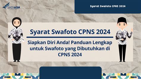 Syarat Swafoto CPNS 2024