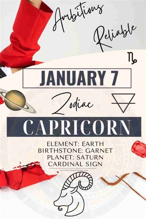 January 7 Zodiac Sign (Capricorn) Birthday: Personality, Birthstone ...