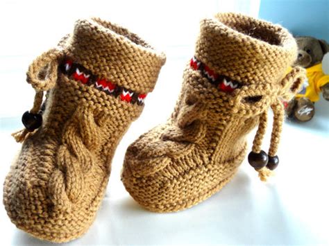 Knitting PATTERN Baby Uggs INSTRUCTION Pattern Baby | Etsy