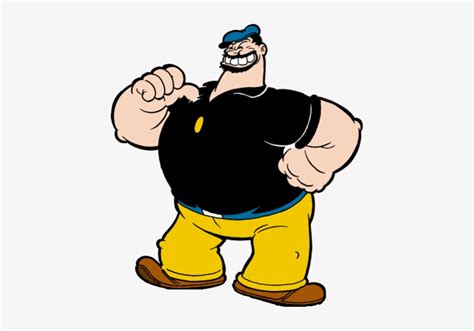 Mr Bluto - Brutus Popeye - Free Transparent PNG Download - PNGkey