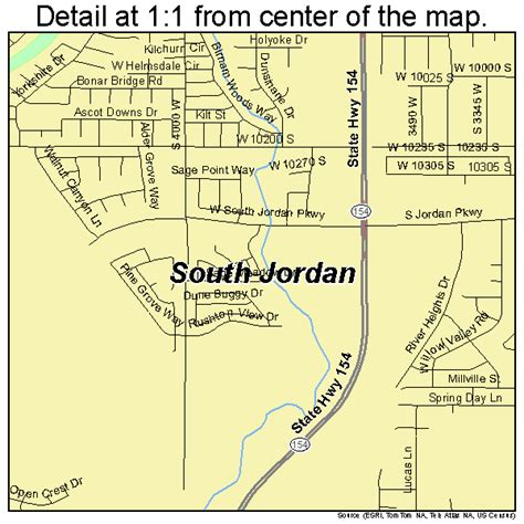 South Jordan Utah Street Map 4970850