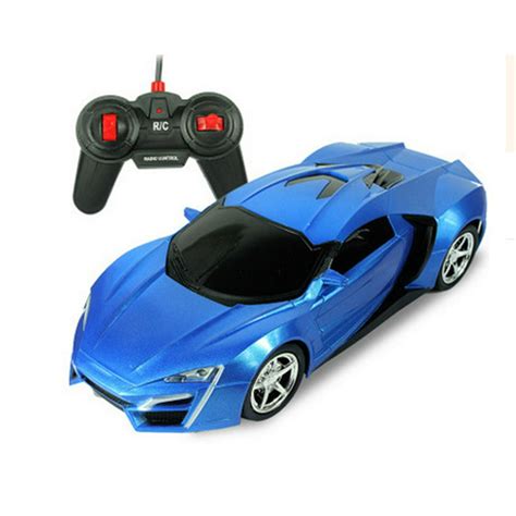 Cool Electric Remote Controlled Racing Sports Car Toy for Kids Boys Lycan blue 1:16 - Walmart ...