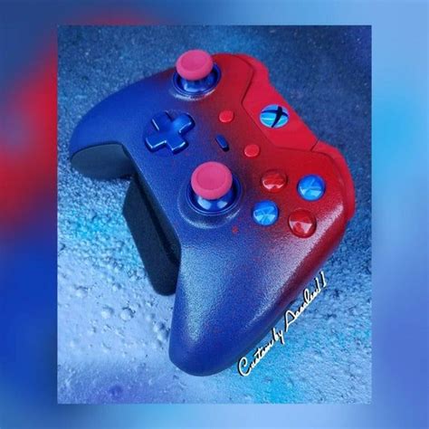 Xbox One Elite Wireless Controller Custom Purple Blue Ombre | Etsy ...