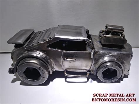 MUSCLE CAR SCRAP METAL ART