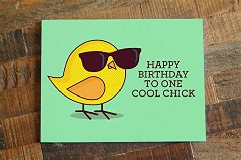 Amazon.com: Funny Birthday Card For Her “Happy Birthday to One Cool ...