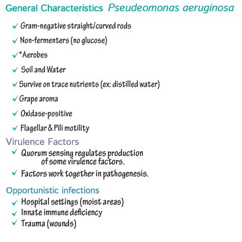 Immunology/Microbiology Glossary: Pseudomonas aeruginosa | Draw It to Know It