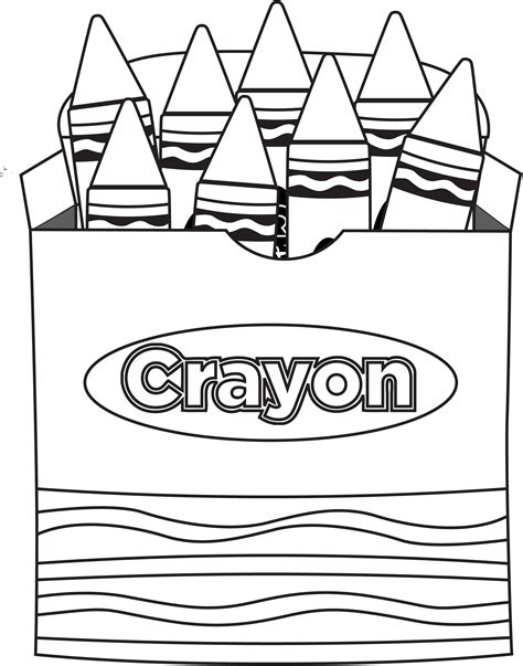 Color Crayons Coloring Pages Coloring Pages