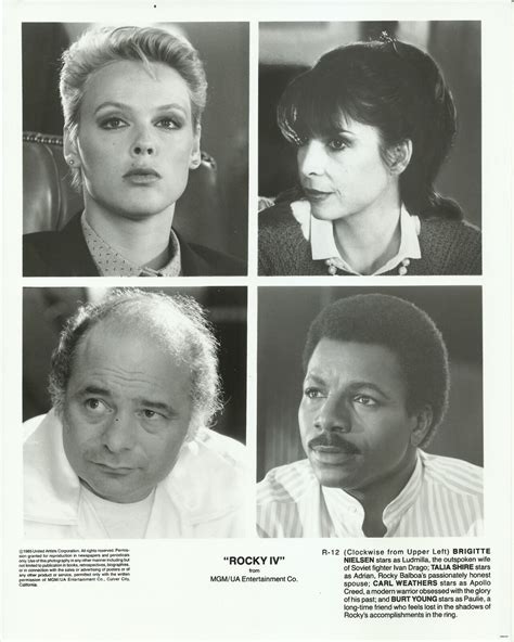 ROCKY IV CAST MEMBERS BRIGITTE NIELSEN ORIGINAL 1985 MGM/UA 8X10 PRESS PHOTO | eBay