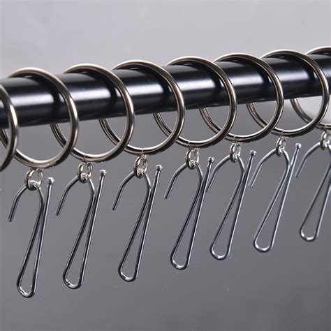 Good quality single curtain hook for hanging curtain-steel- 50PCS A PACK | Shopee Malaysia