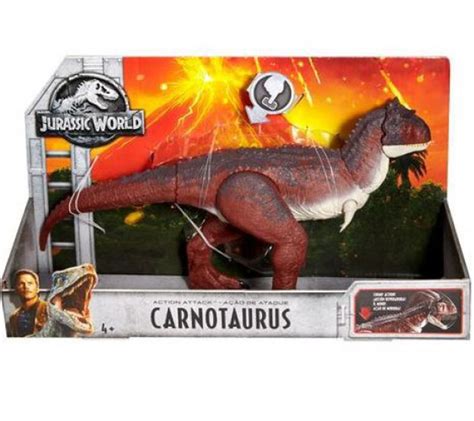 Jurassic World Fallen Kingdom Action Attack Carnotaurus Action Figure ...