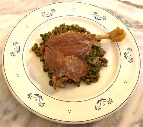 Lentils with Confit of Duck – Cook and Drink